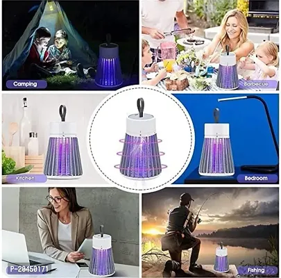 Mosquito Lamp,International Eco Friendly Bug Zapper Electric Mosquito Lamp Dual Function Mosquito Zapper Lamp Indoor Insect Trap Portable Camp Mosquito Killer-thumb2