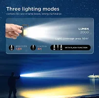 Portable Small Led Keychain Flashlights COB Work Light 2000Lumens Rechargeable Waterproof 4 Light Modes Mini COB Working Flashlights Collapsible Bracket and Strong Magnet-thumb3