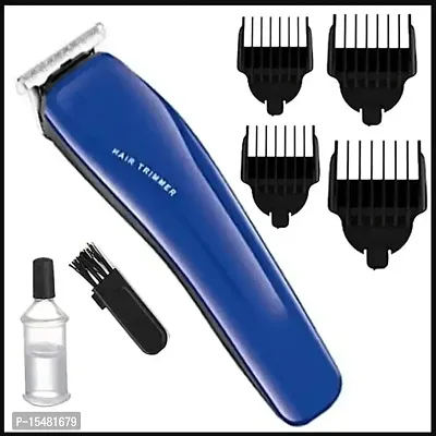 Professional Beard Trimmer For Men, Durable Sharp Accessories Blade Trimmers and Shaver with 4 Length Setting Trimmer For Men Shaving,Trimer for men's, Savings Machine (Blue)-thumb0