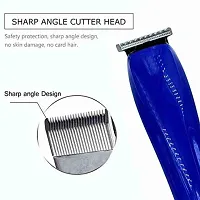 Professional Beard Trimmer For Men, Durable Sharp Accessories Blade Trimmers and Shaver with 4 Length Setting Trimmer For Men Shaving,Trimer for men's, Savings Machine (Blue)-thumb2