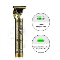 Hair Trimmer For Men Buddha Style Trimmer, Professional Hair Clipper, Adjustable Blade Clipper, Hair Trimmer and Shaver,Retro Oil Head Close Cut Precise hair Trimming Machine (Golden)-thumb1