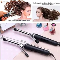 Hair Dryer For Women Nova 6130 1800 Watts Black/Red and Women's 471-B Brush Style Hair Curler ......-thumb3