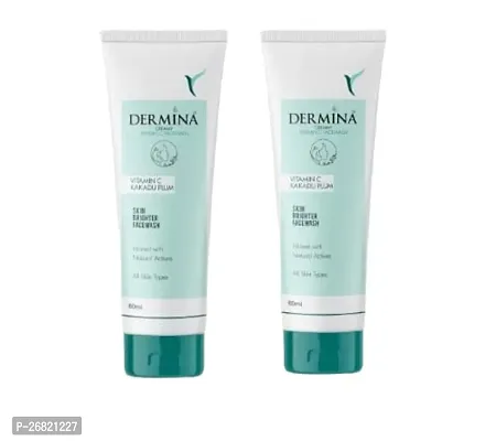 Dermina Vitamin C Face Wash - (Pack Of 2)-thumb0