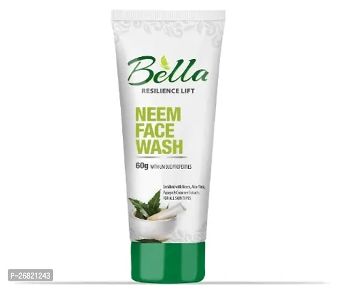 Bella Enriched With Unique Properties Aloe Vera, Papaya, Cucumber, Neem Face Wash For Skin Types 60Gm-thumb0