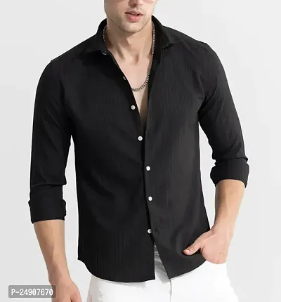 Classic Cotton Blend Casual Shirts for Men-thumb0