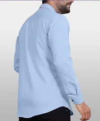 Classic Cotton Blend Casual Shirts for Men-thumb3