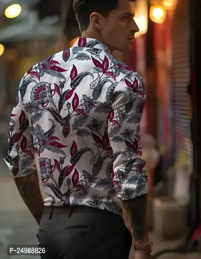 Men Stylish Printed Casual Shirt-thumb2