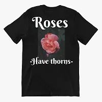 Roses Have Thorns Black Overszied T-Shirt| XET-ERAXL-thumb1