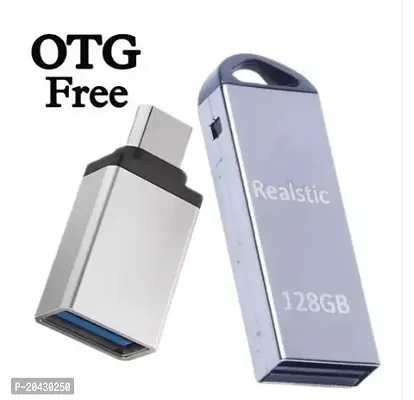 Realstic v220n 128 gb pendrive type c otg free