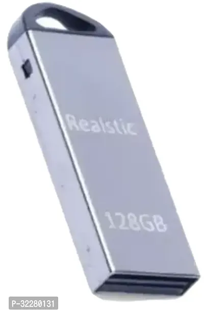 PD V220 2IN1 OTG METALS 64, 128 GB Pen Drive  (Silver)-thumb0