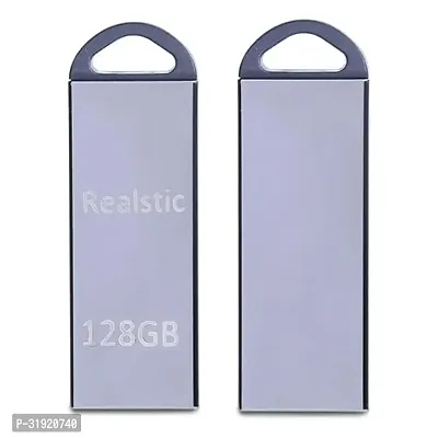 Realstic High-Speed 128GB Metal USB Pen Drive | Secure Data Storage, Flash Drive 128 gb Pendrive-thumb0