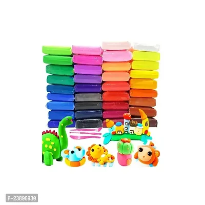 Soft Clay Fun Play Crafts Toy Clay Putty Kit Pack Of 48 Pcs