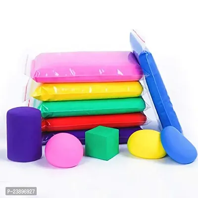 Soft Clay Fun Play Crafts Toy Clay Putty Kit Pack Of 6 Pcs-thumb0