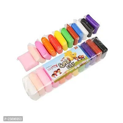 Soft Clay Fun Play Crafts Toy Clay Putty Kit Pack Of 12 Pcs-thumb0