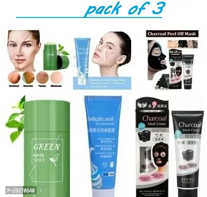 VAGONS Charcoal Peel Off Mask Green Stick Deep Cleansing Mask  Ice cream Gel Face Mask-thumb0