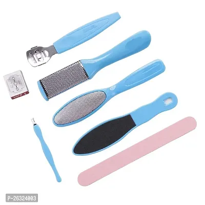 VAGONS Pedicure Foot File Set- Dead Hard Skin Callus Remover, Portable Scraper Foot Care Tool-thumb0