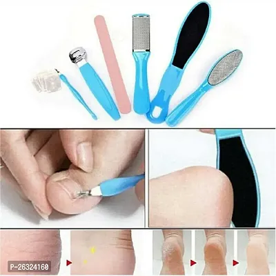 VAGONS Pedicure Tools for Feet - 8 IN 1 Pedicure Kit | Foot Scrubber for Dead Skin