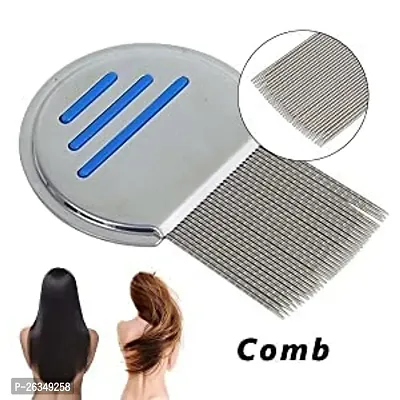 HARDAN Stainless Steel Professional Terminator Lice  Nit Comb for Kids and Adults-thumb0