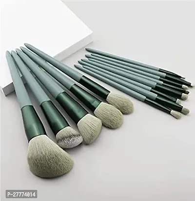 Makeup Brush Set - 13 Piece Makeup Brushes for Eyeshadow, Powder, Blush, Foundation Blending Fix+ Brush Set with Portable Pouch