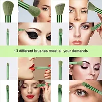 13 Pcs Makeup Brushes Set - All-in-One Kit with Travel Storage Box - Face, Eye, Highlighter, Concealer, Blending, Powder, Eye Makeup Brush-thumb4