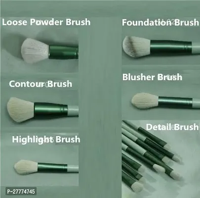 Makeup Brush for Womens and Girls| Fix makeup Brush Green 13 Pc | FIX Brush-thumb2