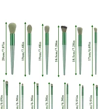 Makeup Brush for Womens and Girls| Fix makeup Brush Green 13 Pc | FIX Brush-thumb2