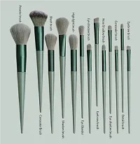 Professional Makeup Brush Set 13 Piece Makeup Brushes for Eyeshadow, Powder, Blush, Foundation Blending Brush Set with Portable Pouch.-thumb1