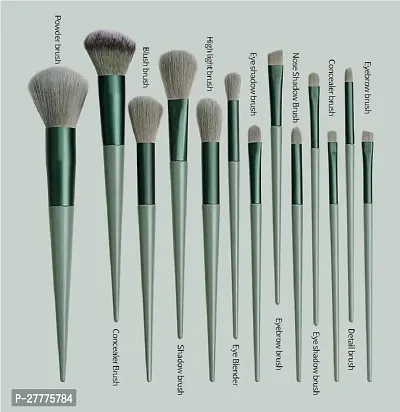 Professional Makeup Brush Set 13 Piece Makeup Brushes for Eyeshadow, Powder, Blush, Foundation Blending Brush Set with Portable Pouch.-thumb2