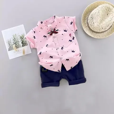 Classy Shirts with Shorts Set for boys