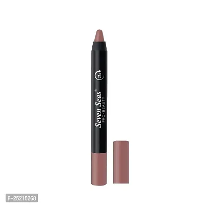 Seven Seas Lipstick Long Lasting Crayon | Lipstick Matte Finish | Waterproof | Lip Crayon lipstick (NUDY MAUVE)