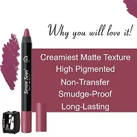 Seven Seas Lipstick Long Lasting Crayon | Lipstick Matte Finish | Waterproof | Lip Crayon lipstick-thumb1