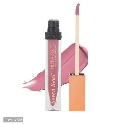 Seven Seas Ultra Smooth Matte Liquid Lipstick Smooth Lip Color, Weightless Finish, Silky Matte Finish, Iconic Lip, Matte Finish (Castro 1)