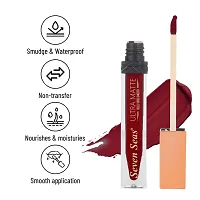 Seven Seas Ultra Smooth Matte Liquid Lipstick Smooth Lip Color, Weightless Finish, Silky Matte Finish, Iconic Lip, Matte Finish (Rose Bud Cherry)-thumb3