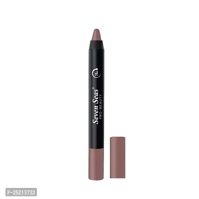 Seven Seas Lipstick Long Lasting Crayon | Lipstick Matte Finish | Waterproof | Won't Smudge Won't Budge Lip Crayon lipstick (Choco Mud)-thumb4