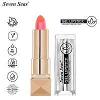 Seven Seas Gel Lipstick Lips Moist Smooth Touch (Red) Semi-Glossy Finish-thumb3