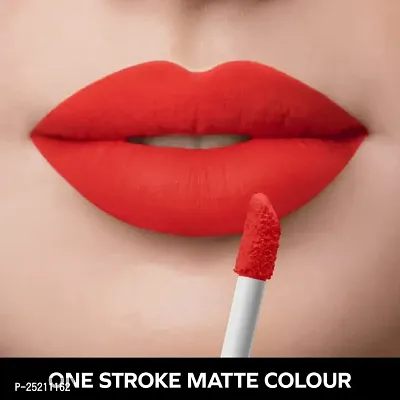 Seven Seas Ultra Smooth Matte Liquid Lipstick Smooth Lip Color, Weightless Finish, Silky Matte Finish, Iconic Lip, Matte Finish (Matte Red)-thumb3