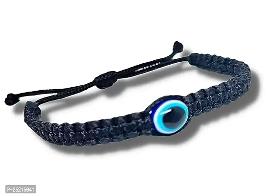 Shivam Fashion (Set Of 3pc) Adjustable Stylish Trending Evil Eye Nazar Suraksha Kavach Wrist Band Cuff Rope Bracelets For Men's And Women's-thumb2