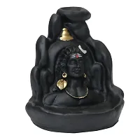 Arihant Shop Smoke Fountain Incense Holder Decorative Showpiece Polyresin Smoke Fountain (11 x 6.9 x 11 inch, Black)(Conical)-thumb2