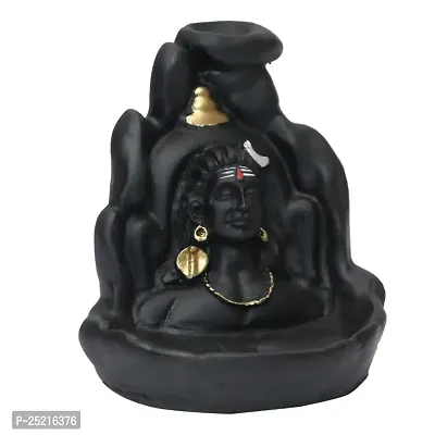 Arihant Shop Smoke Fountain Incense Holder Decorative Showpiece Polyresin Smoke Fountain (11 x 6.9 x 11 inch, Black)(Conical)-thumb3