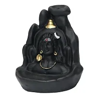 Arihant Shop Smoke Fountain Incense Holder Decorative Showpiece Polyresin Smoke Fountain (11 x 6.9 x 11 inch, Black)(Conical)-thumb3