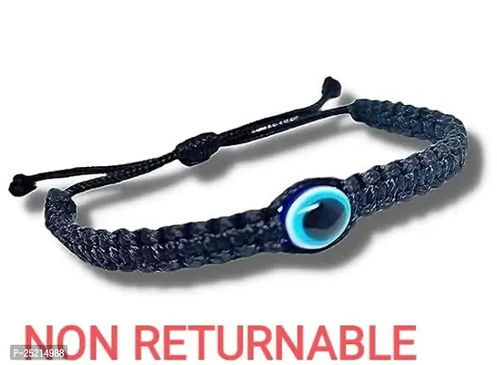 Shivam Fashion Adjustable Stylish Trending Evil Eye Nazar Suraksha Kavach Wrist Band Cuff Rope Bracelets For Men's And Women's (Set Of 3pc)-thumb3