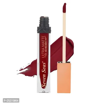 Seven Seas Ultra Smooth Matte Liquid Lipstick Smooth Lip Color, Weightless Finish, Silky Matte Finish, Iconic Lip, Matte Finish (Rose Bud Cherry)