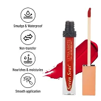 Seven Seas Ultra Smooth Matte Liquid Lipstick Smooth Lip Color, Weightless Finish, Silky Matte Finish, Iconic Lip, Matte Finish (Totem Pole)-thumb4