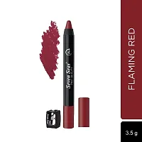 Seven Seas Non Transfer Crayon Lipstick Bold and Silky Matte Finish Lipstick, Lasts Up to 24 hours | Lipstick Matte Finish | Waterproof | Won't Smudge Crayon lipstick (Flaming Red)-thumb2