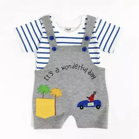 Trending Cotton Blend Dungarees for Boys 