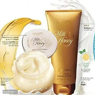 BUY ONE MILK  HONEY SCRUB WITH MILK  HONEY HAND  BODY CREAM PACK OF 1-thumb0