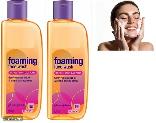 clean  clear foaming face wash pack of 2-thumb0