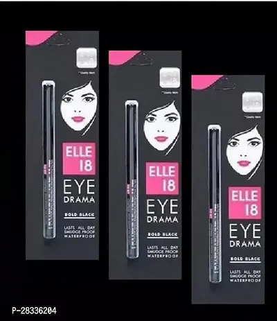 ELLE 18 EYE DRAMA BLACK KAJAL PACK OF 3