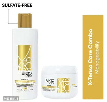 Gold Shampoo 250 ML + mask, 196 gm | Shampoo  Mask for Starightened Hair-thumb0