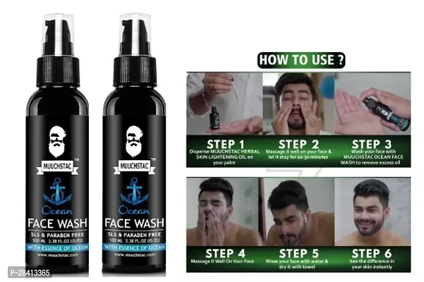 Natural Face Wash For Men Pack of 2-thumb0